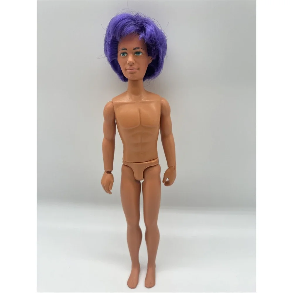 Vintage Jem and The Holograms Rio Doll Hasbro 1986 Purple Hair with Outfit